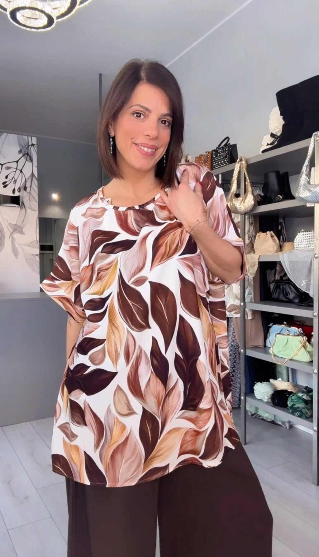 Completo Foglie - Dame Ly