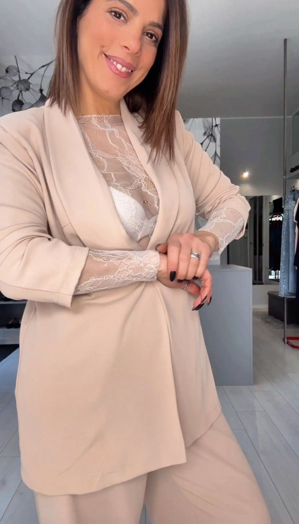 Maglia in pizzo Melodie - Dame Ly
