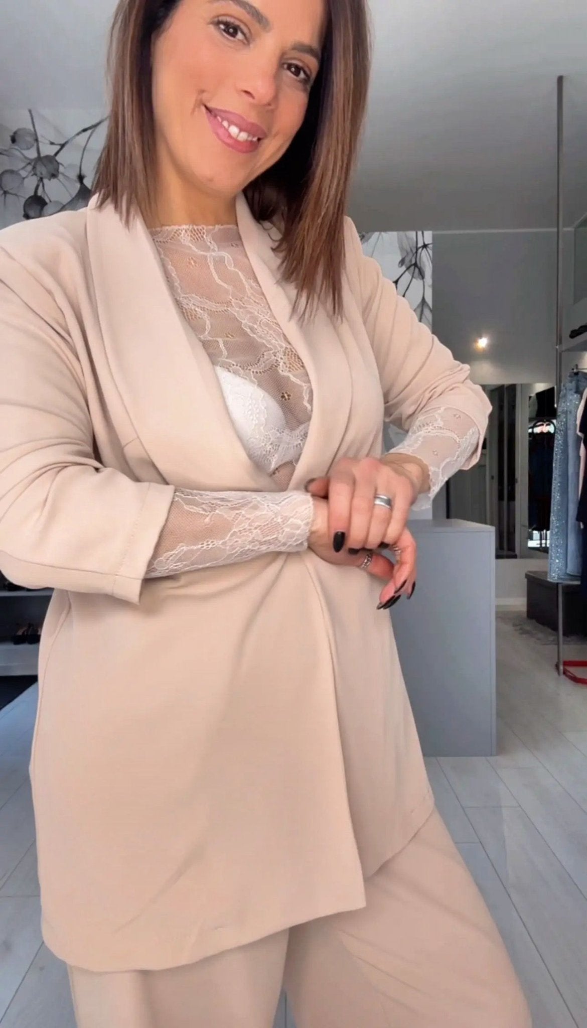 Maglia in pizzo Melodie - Dame Ly