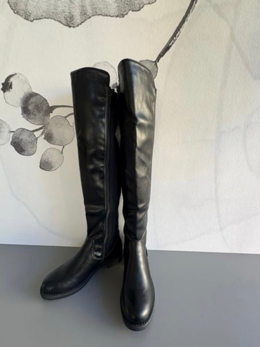 Stivali Alti Neri - Dame Ly